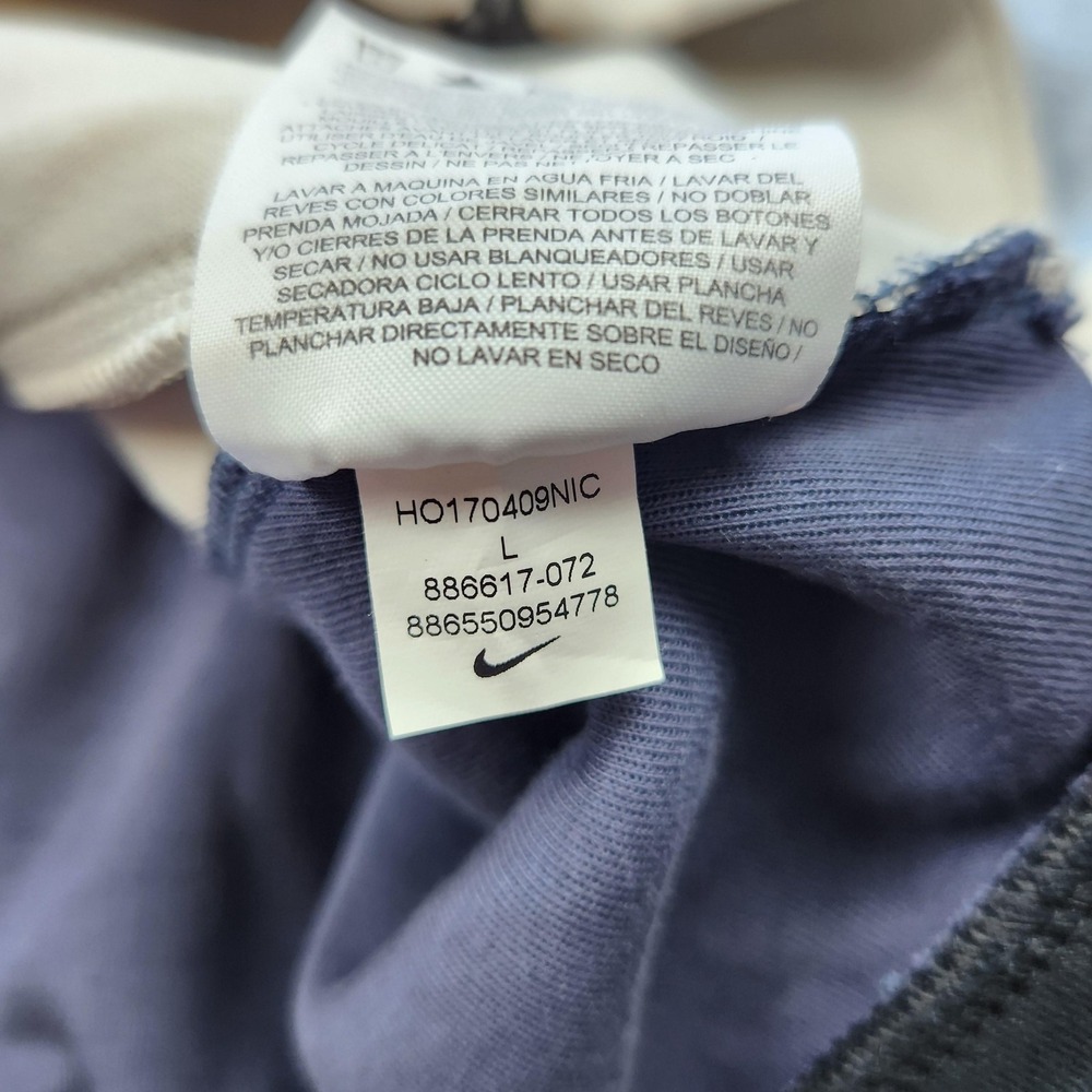 Nike  Tech Fleece‎ Jacket Mens Large Colorblock Full Zip Pockets Blue Gray - Picture 3 of 8